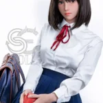 163cm 5ft4 School Uniform Love Dolls Innocent Student Sex Dolls E Cup