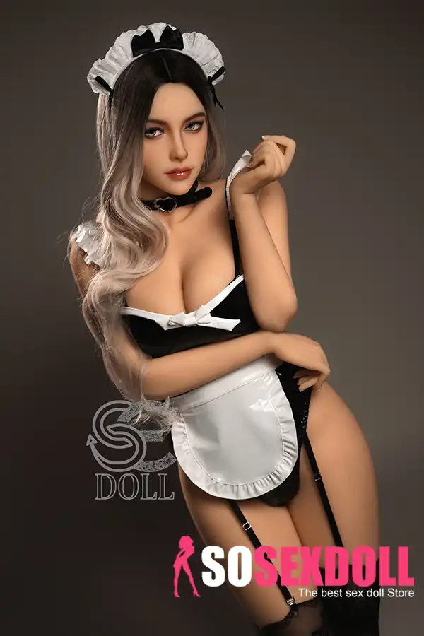 163cm 5ft4 Seductive Maid Outfit Sex Dolls Elegant Fantasy Love Dolls E Cup