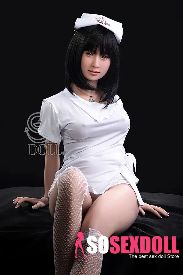 163cm 5ft4 Sexy Nurse Costume Sex Dolls Realistic Asian Love Dolls E Cup