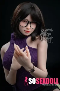 163cm 5ft4 Sexy Office Lady Sex Dolls Elegant Purple Top Sex Dolls E Cup