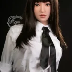 163cm 5ft4 White Uniform Sexy Sex Dolls Realistic TPE Love Dolls E Cup