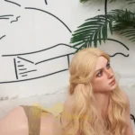 Blonde Slim Bikini Silicone Sex Love Doll