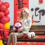 Silicone Cute Winter Holiday Fun Sex Doll