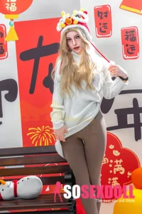 Silicone Cute Winter Holiday Fun Sex Doll