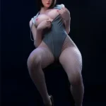 Gray Bunny Playgirl Fantasy Silicone Sex Doll