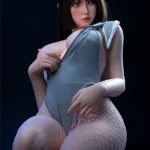 Gray Bunny Playgirl Fantasy Silicone Sex Doll