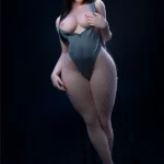 Gray Bunny Playgirl Fantasy Silicone Sex Doll