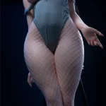 Gray Bunny Playgirl Fantasy Silicone Sex Doll