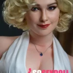 Marilyn-Style Bombshell Silicone Sex Doll