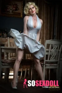 Marilyn-Style Bombshell Silicone Sex Doll