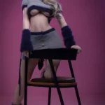 Playful Snow Babe Cutie Silicone Sex Doll