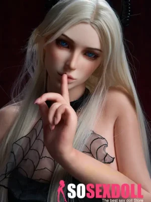 Silicone Blonde Devil Fantasy Sex Doll E Cup