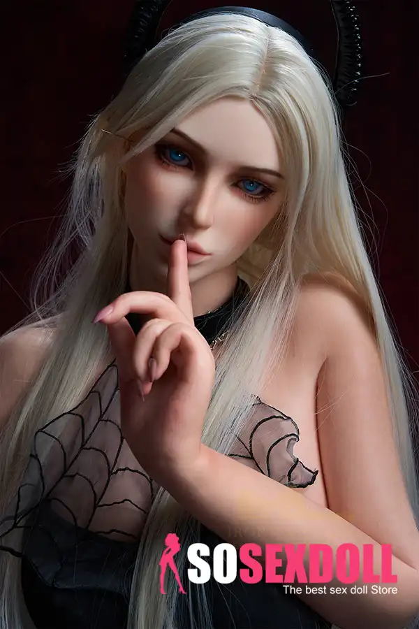 Silicone Blonde Devil Fantasy Sex Doll E Cup