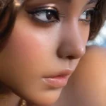 Silicone Bronze Skin Realistic Sex Doll E Cup