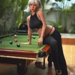 Sultry Pool Hall Temptress Realistic Sex Doll
