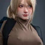 Hiker Style Realistic Silicone Sex Doll F Cup