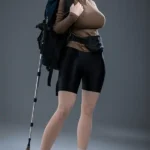 Hiker Style Realistic Silicone Sex Doll F Cup