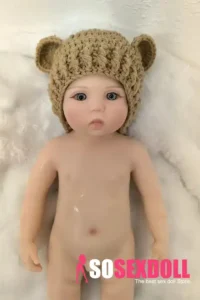 Sæt handgerð sílikon endurfædd dúkka notaleg bangsi svefnfélagi