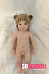 Sæt handgerð sílikon endurfædd dúkka notaleg bangsi svefnfélagi