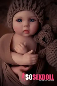 Sæt handgerð sílikon endurfædd dúkka notaleg bangsi svefnfélagi