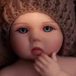 Sæt handgerð sílikon endurfædd dúkka notaleg bangsi svefnfélagi