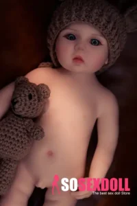 Sæt handgerð sílikon endurfædd dúkka notaleg bangsi svefnfélagi