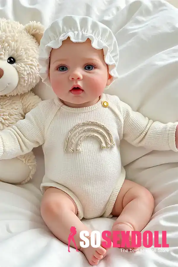 Silicone Realistic Reborn Baby Doll Sweet Rainbow Infant Doll Gift