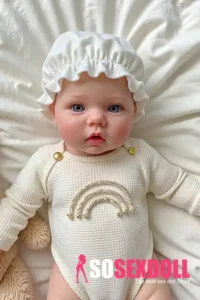 Silicone Realistic Reborn Baby Doll Sweet Rainbow Infant Doll Gift