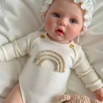 Silicone Realistic Reborn Baby Doll Sweet Rainbow Infant Doll Gift