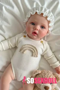 Silicone Realistic Reborn Baby Doll Sweet Rainbow Infant Doll Gift