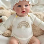 Silicone Realistic Reborn Baby Doll Sweet Rainbow Infant Doll Gift