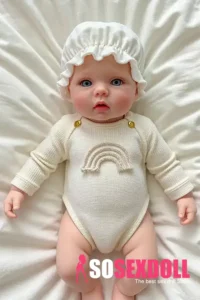 Silicone Realistic Reborn Baby Doll Sweet Rainbow Infant Doll Gift