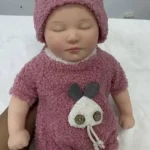 Silicone Sleeping Reborn Baby Doll Cute Bunny Outfit Infant Doll