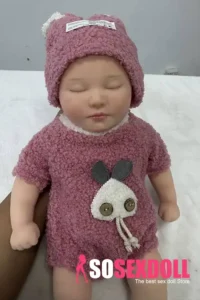 Silicone Sleeping Reborn Baby Doll Cute Bunny Outfit Infant Doll