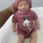 Silicone Sleeping Reborn Baby Doll Cute Bunny Outfit Infant Doll