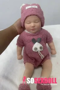 Silicone Sleeping Reborn Baby Doll Cute Bunny Outfit Infant Doll