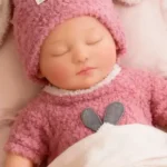 Silicone Sleeping Reborn Baby Doll Cute Bunny Outfit Infant Doll