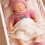 Silicone Sleeping Reborn Baby Doll Cute Bunny Outfit Infant Doll