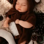 Silicone Sleeping Reborn Baby Doll Forest Animal Themed Collector Doll