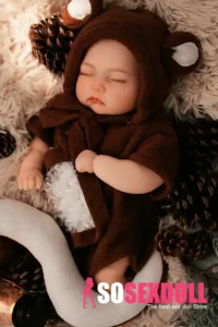 Silicone Sleeping Reborn Baby Doll Forest Animal Themed Collector Doll