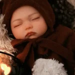 Silicone Sleeping Reborn Baby Doll Forest Animal Themed Collector Doll