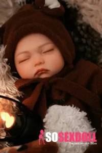 Silicone Sleeping Reborn Baby Doll Forest Animal Themed Collector Doll