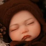 Silicone Sleeping Reborn Baby Doll Forest Animal Themed Collector Doll