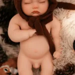 Silicone Sleeping Reborn Baby Doll Forest Animal Themed Collector Doll