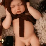 Silicone Sleeping Reborn Baby Doll Forest Animal Themed Collector Doll