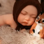 Silicone Sleeping Reborn Baby Doll Forest Animal Themed Collector Doll