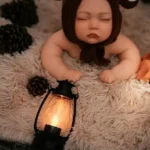 Silicone Sleeping Reborn Baby Doll Forest Animal Themed Collector Doll