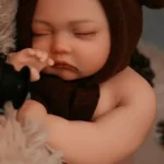 Silicone Sleeping Reborn Baby Doll Forest Animal Themed Collector Doll