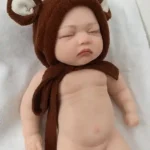 Silicone Sleeping Reborn Baby Doll Forest Animal Themed Collector Doll