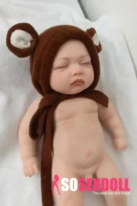 Silicone Sleeping Reborn Baby Doll Forest Animal Themed Collector Doll